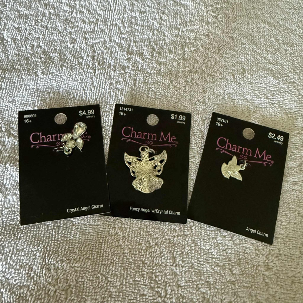 Charm Me Silver Angel Charms